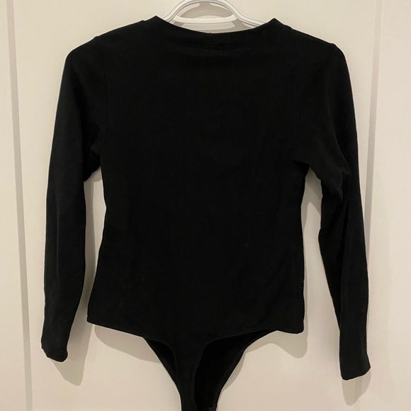 Smash + Tess Olivia Cut Out Thong Black Bodysuit - Picture 2 of 5